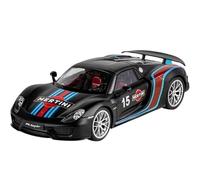 Die-cast car models 1:18 For Porsche 918 Super Sports Car Die-cast Alloy Car Model Sound And Light Pull Back Collection Alloy car models(NO.15 With box)