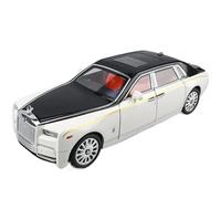 Die-cast car models 1:18 For Rolls Royce Phantom Alloy Diecast Model Car Metal Collectible Hobby Scale Model Alloy car models(White Box)
