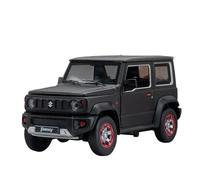 Die-cast car models 1:18 For Suzuki Jimny Car Model With Lights, Sounds, 4 Doors, Openable Off-road Wheeled Car Scale Model Alloy car models(Black)