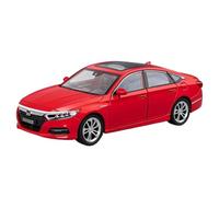 Die-cast car models 1:24 For Accord Luxury Sedan Sound And Light Alloy Metal Die-casting Car Model Collection Decoration Trend Alloy car models(Red box)