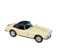 Die-cast car models 1:24 For BMW 507 Alloy Sports Car Model Die-cast Metal Classic Car Vehicle Model High Simulation Collection Alloy car models(Soft-top beige)