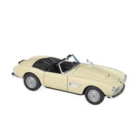 Die-cast car models 1:24 For BMW 507 Alloy Sports Car Model Die-cast Metal Classic Car Vehicle Model High Simulation Collection Alloy car models(Open beige)