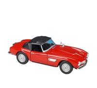 Die-cast car models 1:24 For BMW 507 Alloy Sports Car Model Die-cast Metal Classic Car Vehicle Model High Simulation Collection Alloy car models(Soft-top red)