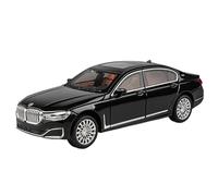 Die-cast car models 1:24 For BMW 760li Alloy Die-casting Decoration Bedroom Home Interior Collection Model Car Alloy car models(Black with box)