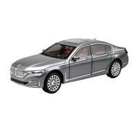 Die-cast car models 1:24 For BMW 760li Alloy Die-casting Decoration Bedroom Home Interior Collection Model Car Alloy car models(Titanium with box)