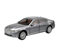 Die-cast car models 1:24 For BMW 760li Alloy Die-casting Decoration Bedroom Home Interior Decoration Selected Fashion Collection Alloy car models(Titanium with box)