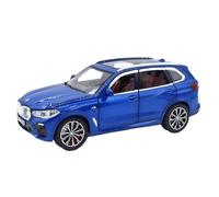 Die-cast car models 1:24 For BMW M3 Retro Car Model Alloy Die-cast Sound And Light 4 Doors Openable Pull Back Simulation Alloy car models(X5 Blue)