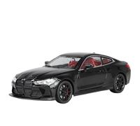 Die-cast car models 1:24 For BMW M4 IM Alloy Sports Car Die-cast Metal Scale Car Model Sound And Light Simulation Collection Alloy car models(Black With box)