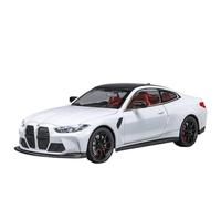 Die-cast car models 1:24 For BMW M4 IM Alloy Sports Car Die-cast Metal Scale Car Model Sound And Light Simulation Collection Alloy car models(White With box)