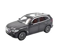 Die-cast car models 1:24 For BMW X5 Alloy SUV Model Car Die-cast Metal Pull Back Function Car Model With Sound And Light Alloy car models(Titanium)