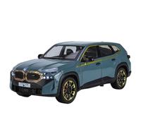 Die-cast car models 1:24 For BMW XM Alloy SUV Car Model Die-cast Off-road Vehicle With Light, Sound And Pull Back Function Alloy car models(Blue)