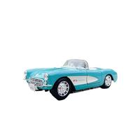 Die-cast car models 1:24 For Chevrolet Corvette Stingray New 1957 Coupe Alloy Car Model Craft Ornaments Collection Alloy car models
