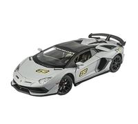 Die-cast car models 1:24 For Lamborghini Aventador SVJ 63 Alloy Model High Simulation Die-cast Metal Car Model Sound And Light Alloy car models(Titanium-boxed)