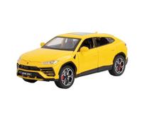 Die-cast car models 1:24 For Lamborghini URUS Alloy Die-cast Exquisite Car Model Simulation With Sound And Light Alloy car models(Yellow Original box)