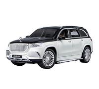 Die-cast car models 1:24 For Mercedes-Benz Maybach GLS600 Alloy Car Model SUV Die-cast Car Simulation Sound And Light Car Alloy car models(White box)