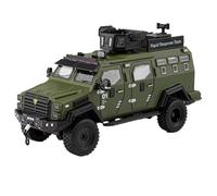 Die-cast car models 1:24 For Military Bulk Explosion-proof Car Model Alloy Armored Car With Open Door Sound And Light Car Alloy car models(C4192 Green)