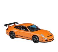 Die-cast car models 1:24 For Porsche 911 GT3 RS Model Car Alloy Sports Car Metal Racing Car Alloy car models(Orange)