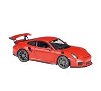 Die-cast car models 1:24 For Porsche 911 GT3 RS Model Car Alloy Sports Car Metal Racing Car Alloy car models(Red)