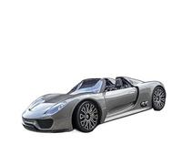 Die-cast car models 1:24 For Porsche 918 Alloy Sports Car Model Die-cast Metal Racing Car Vehicle Model Simulation Collection Alloy car models(Titanium)