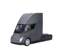 Die-cast car models 1:24 For Tesla Semi-trailer Truck Trailer Metal Alloy Die-cast Truck Trailer Model Sound And Light Car Model Alloy car models(Titanium-boxed)