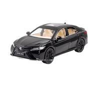 Die-cast car models 1:24 For Toyota RAV4 Camry Model Car Metal Simulation Collection Sound And Light Alloy car models(Camry Black)