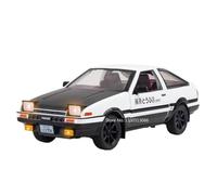 Die-cast car models 1:24 For Volkswagen Santana AE86 Alloy Model Police Car Alloy Die-casting Wheel Force Teaching Car Model Alloy car models(AE86 Black White)