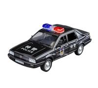 Die-cast car models 1:24 For Volkswagen Santana AE86 Alloy Model Police Car Alloy Die-casting Wheel Force Teaching Car Model Alloy car models(SWAT Car)