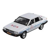 Die-cast car models 1:24 For Volkswagen Santana Car Model With Sound And Light Police Car Alloy Die-cast Model Alloy car models(Coach Car)