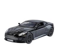 Die-cast car models 1:32 For Aston Martin DB12 Valkyrie Alloy Die-cast Car Model Miniature Pull-back Car Collection Ornaments Alloy car models(DB12 Black)
