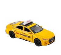 Die-cast car models 1:32 For Audi RS7 Taxi Model Car Alloy Die-cast Pull Back Sound And Light Door Openable Scale Car Model Alloy car models(Yellow)