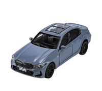 Die-cast car models 1:32 For BMW 320i THE 3 2023 Alloy Car Model Die-cast Metal Vehicle Model Simulation Sound And Light Collection Ornaments Alloy car models(Titanium)