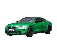 Die-cast car models 1:32 For BMW M4 Alloy Sports Car Model Die-cast Car Pull Back Sound And Light Scale Model Collection Alloy car models(Green)