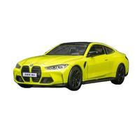 Die-cast car models 1:32 For BMW M4 Alloy Sports Car Model Die-cast Car Pull Back Sound And Light Scale Model Collection Alloy car models(Yellow)