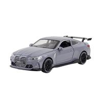 Die-cast car models 1:32 For BMW M4 IM G82 Super Sports Car Alloy Car Model With Pull Back Sound And Light Collection Alloy car models(Titanium)