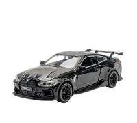 Die-cast car models 1:32 For BMW M4 IM G82 Super Sports Car Alloy Car Model With Pull Back Sound And Light Collection Alloy car models(Black)