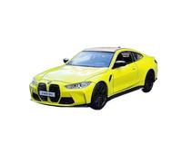 Die-cast car models 1:32 For BMW M4 IM G82 Super Sports Car Alloy Car Model With Pull Back Sound And Light Collection Alloy car models(Yellow)