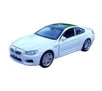 Die-cast car models 1:32 For BMW-M6 Alloy Car Model Die-cast Metal Model High Simulation Sound And Light Collection Exquisite Desktop Ornaments Alloy car models(White)