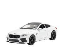 Die-cast car models 1:32 For BMW X5 M8 Alloy Car Model Die-cast With Lights And Sounds SUV Doors Can Be Opened Miniature Vehicle Ornaments Alloy car models(M8 White)