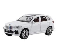 Die-cast car models 1:32 For BMW X5 M8 Alloy Car Model Die-cast With Lights And Sounds SUV Doors Can Be Opened Miniature Vehicle Ornaments Alloy car models(X5 White)
