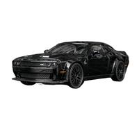 Die-cast car models 1:32 For Dodge Challenger Die-cast Metal Pull-back Car Model Car With Sound And Light Alloy car models(BLACK)