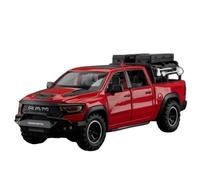 Die-cast car models 1:32 For Dodge RAM 1000 TRX Mammoth Metal Die-cast Alloy Car Model Car Center Console Decorative Ornaments Alloy car models(Red)
