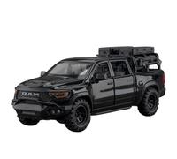 Die-cast car models 1:32 For Dodge RAM 1000 TRX Mammoth Metal Die-cast Alloy Car Model Car Center Console Decorative Ornaments Alloy car models(Black)