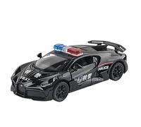 Die-cast car models 1:32 For Lamborghini LP750 Sports Car Police Car Model Alloy Die-cast Miniature With Sound And Light Pull Back Alloy car models(Divo Police Black)