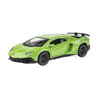 Die-cast car models 1:32 For Lamborghini LP750 Sports Car Police Car Model Alloy Die-cast Miniature With Sound And Light Pull Back Alloy car models(LP750 Green)