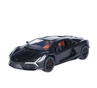 Die-cast car models 1:32 For Lamborghini Sports Car Alloy Die-cast Model Car Sound And Light Collection Hobby Exquisite Car Model Alloy car models(Black With box)