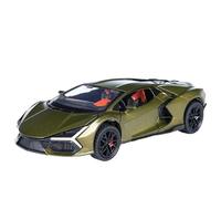 Die-cast car models 1:32 For Lamborghini Sports Car Alloy Die-cast Model Car Sound And Light Collection Hobby Exquisite Car Model Alloy car models(Green With box)