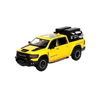 Die-cast car models 1:32 For MAMMOTH PICKUP Alloy Car Model Die-cast Vehicle With Sound And Light Alloy car models(Yellow-no box)
