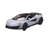 Die-cast car models 1:32 For McLaren 600LT Supercar Model RMZ CiTY Die-cast Metal Vehicle Miniature Collection Ornaments Alloy car models(Titanium)