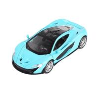 Die-cast car models 1:32 For McLaren P1 Alloy Die-cast Car Model With Sound, Exquisite Collection Of Central Control Ornaments Alloy car models(Blue)