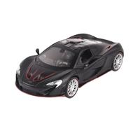 Die-cast car models 1:32 For McLaren P1 Alloy Die-cast Car Model With Sound, Exquisite Collection Of Central Control Ornaments Alloy car models(Black)